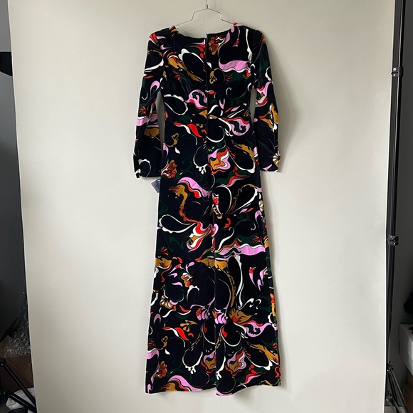 Vintage 1960s-1970s Custom Velour Gown - Picture 8 of 8